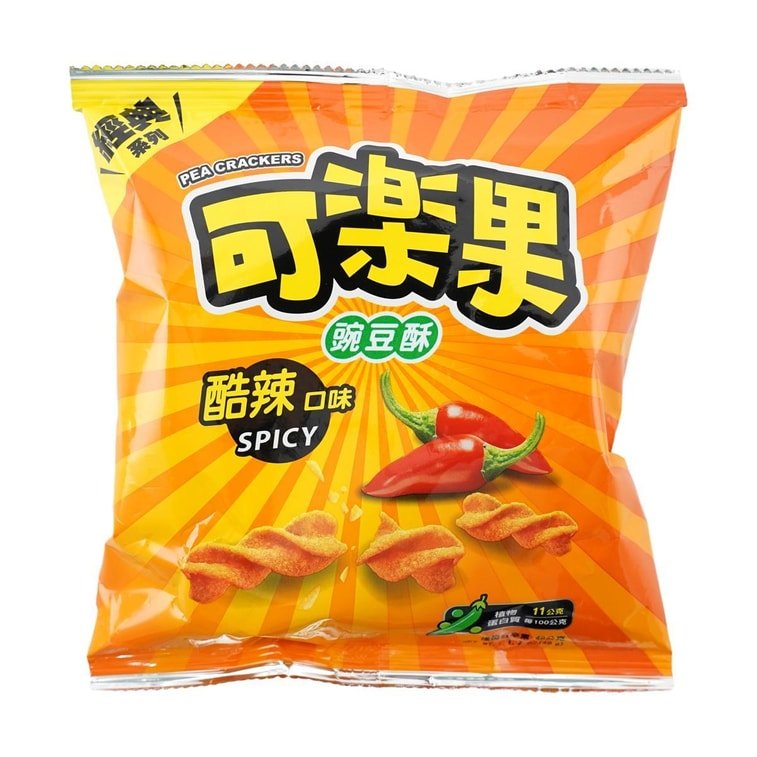 Koloko Pea Crackers Spicy Flavor - 48g - ding - go