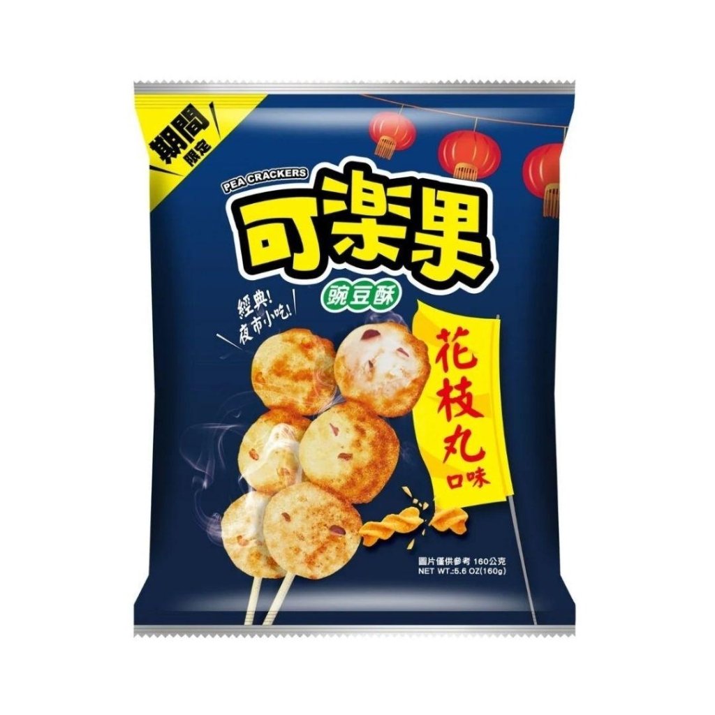 Koloko Pea Crackers Squid Ball Flavor – 160g - ding - go