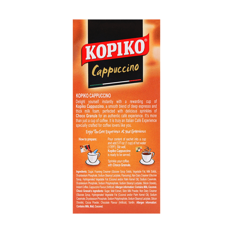 Kopiko Cappuccino - 25g x 10 Pack - ding - go