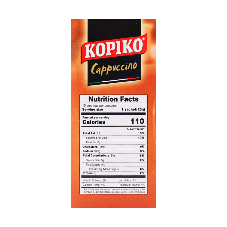 Kopiko Cappuccino - 25g x 10 Pack - ding - go