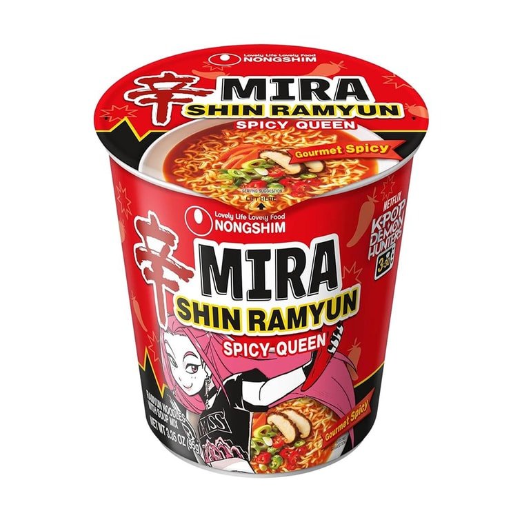 【KPop Demon Hunters Limited】NONGSHIM Rumi Shin Ramyun Spicy Queen Flavor Cup Noodle - 95g - ding - go