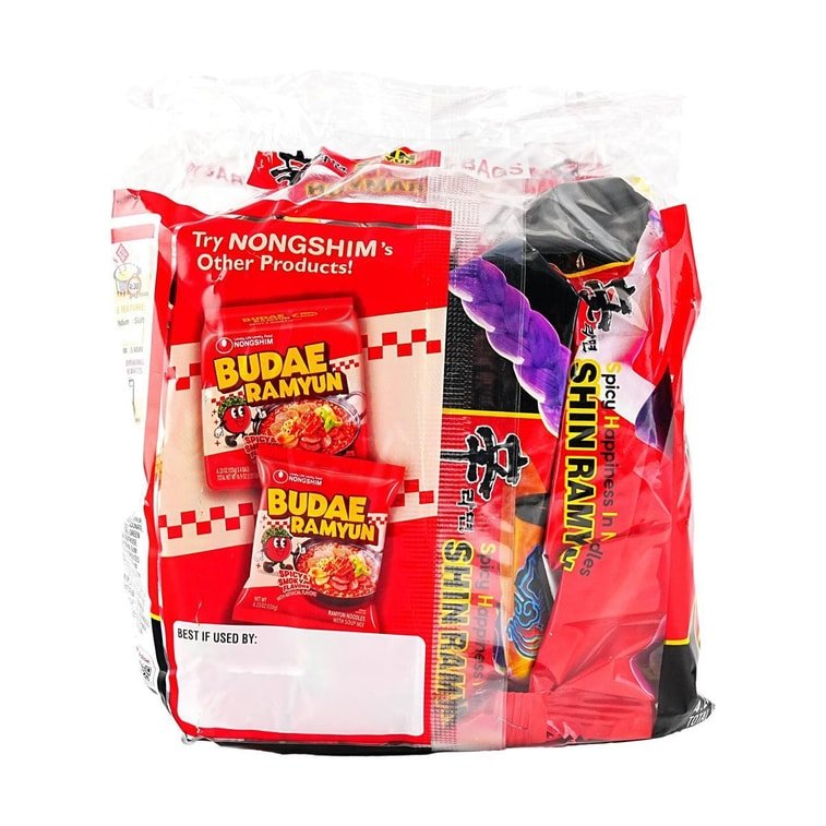 【Kpop Demon Hunters Limited】【Packaging Varies】NONGSHIM Noodle Soup Shin Ramyun Family Pack - 480g - ding-go