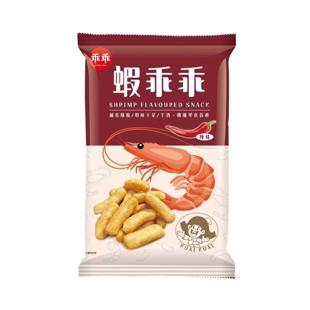 Kuai Kuai Corn Crunch Sticks (Spicy Shrimp Flavor) - 80g - ding - go