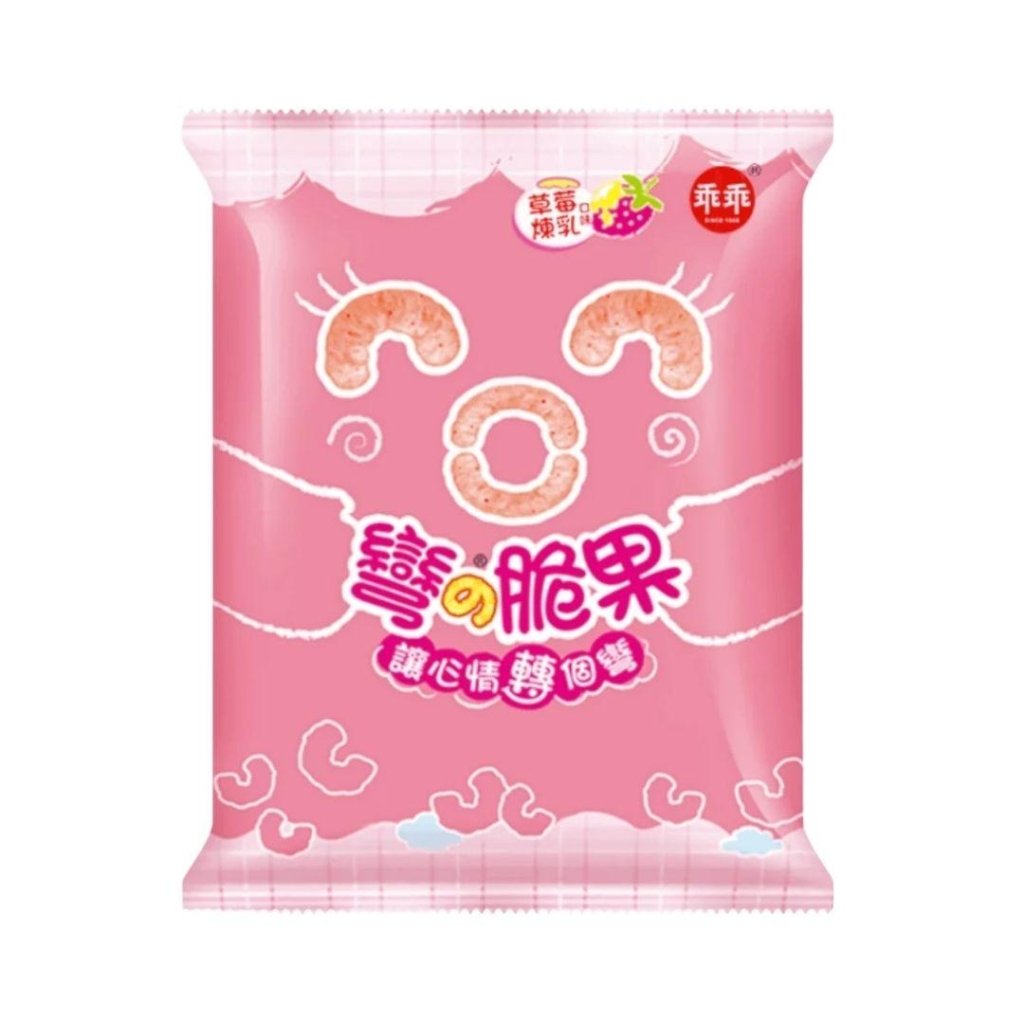 Kuai Kuai Corn Snack Strawberry Milk Flavor - 52g - ding-go