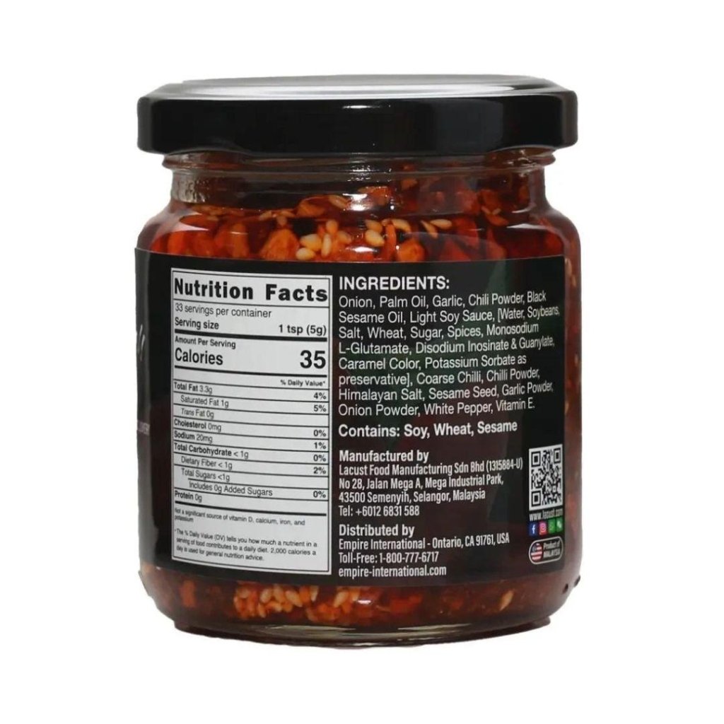 LaCust Chili Garlic Crunch - 165g - ding - go