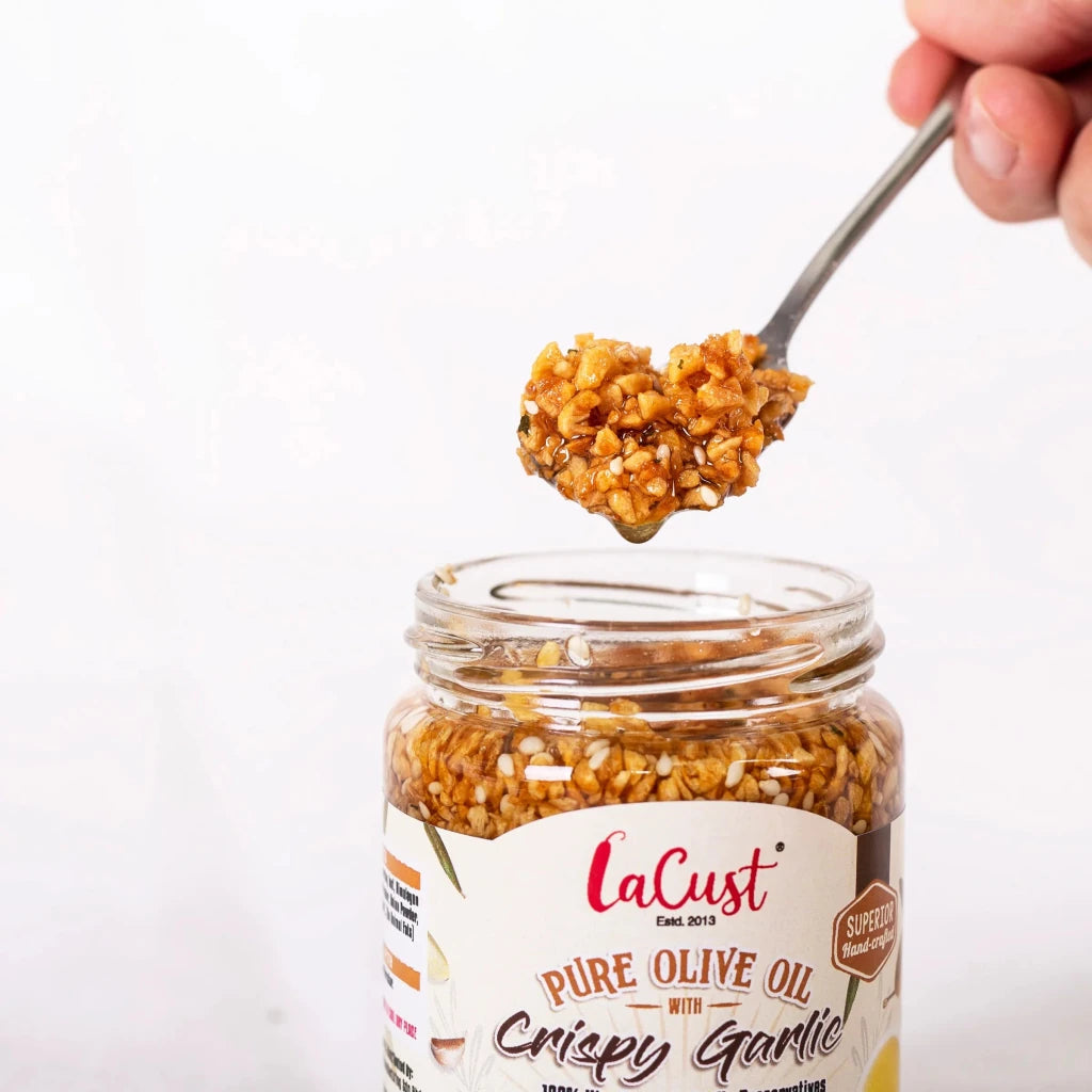 LaCust Crispy Garlic in Oil - 165g - ding - go