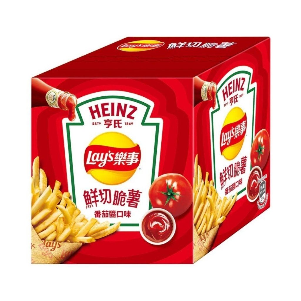 Lay's Fresh Cut Potato Fries Ketchup Flavor - 72g - ding-go