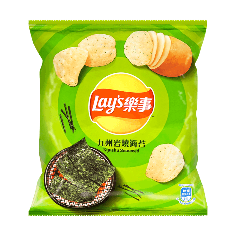 Lay's Kyushu Seaweed Potato Chips - 34g - ding - go