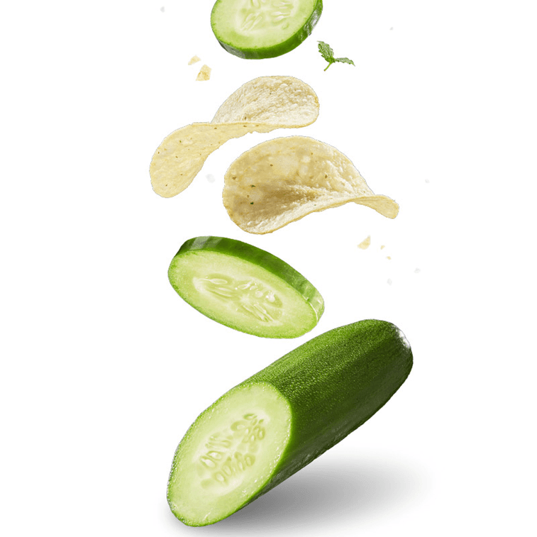 Lays Potato Chips Cucumber Flavor 90g, additional package view 4