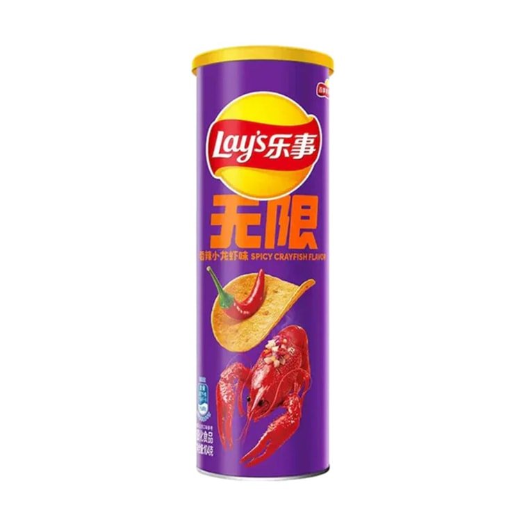 Lay's Potato Chips Spicy Crayfish Flavor - 90g - ding - go