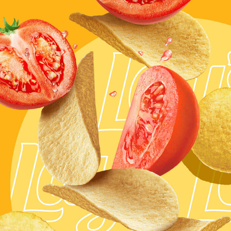 Lay's Potato Chips Tomato Flavor - 90g - ding - go