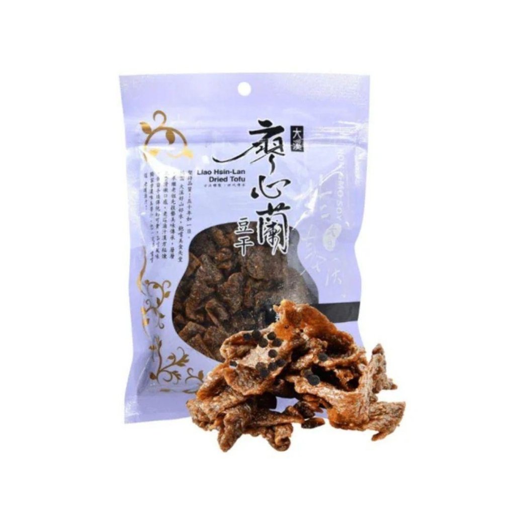 Liao Hsin Lan Non-Gmo Black Pepper Dried Tofu - 110g - ding-go