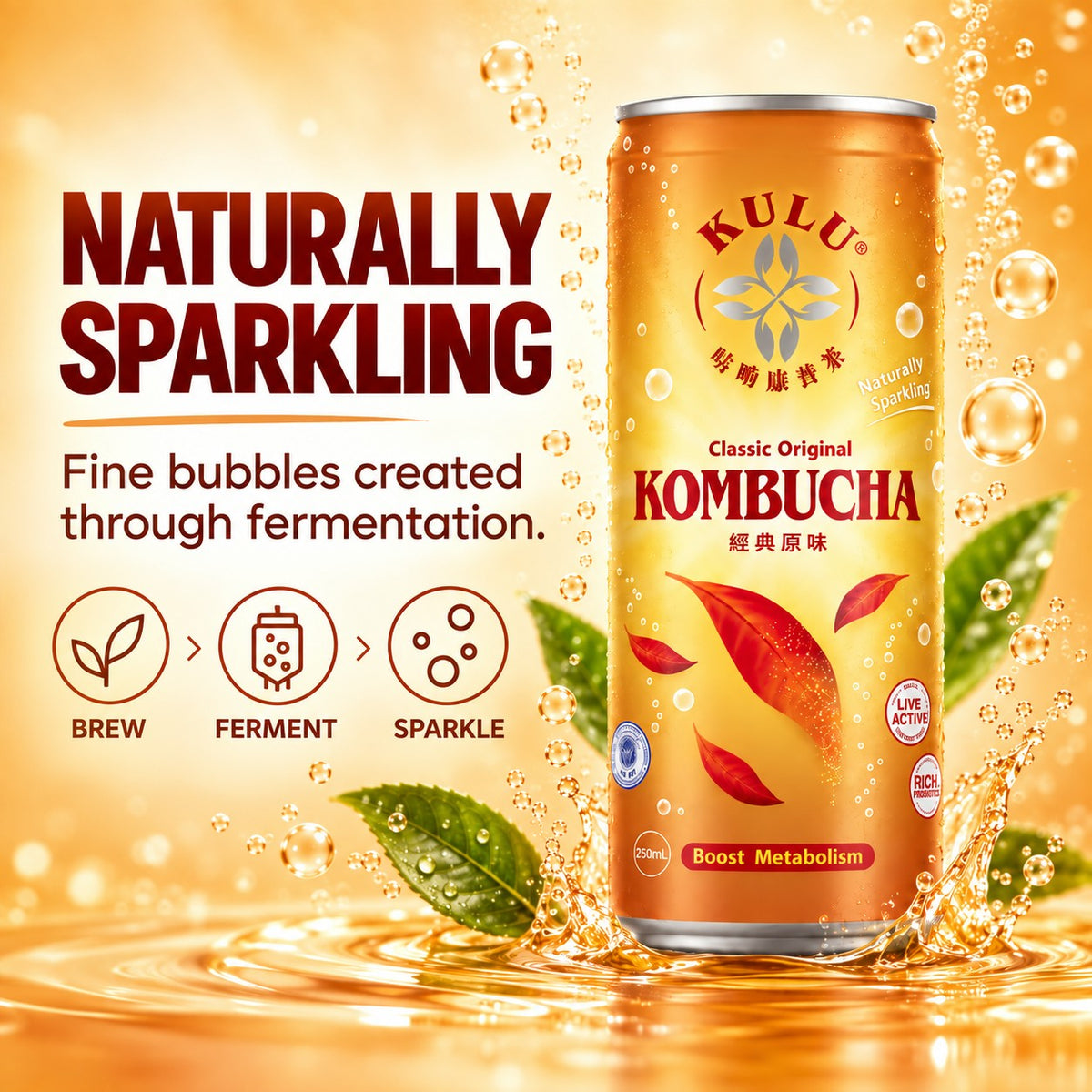 KULU Classic Original Kombucha - 250g