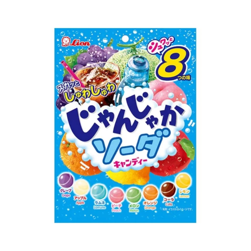 LION Janjaka Soda Candy - 114g - ding-go