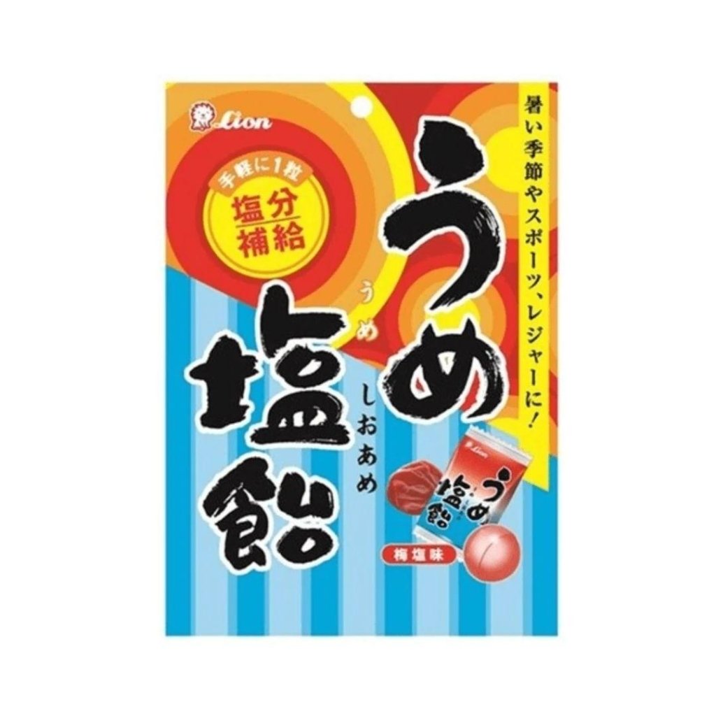 LION Ume Shio Candy - Salted Plum Flavor - 73g - ding-go