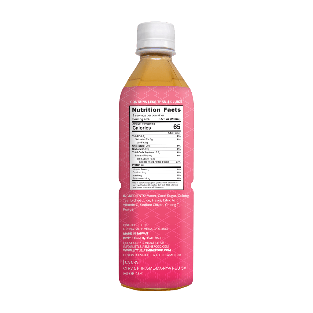 Little Jasmine Lychee Oolong Tea - 500ml - ding-go
