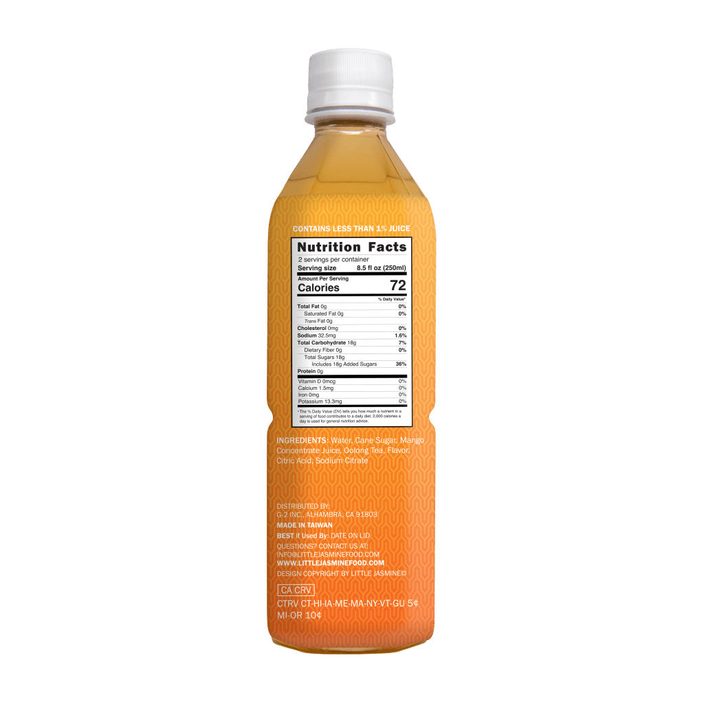 Little Jasmine Mango Oolong Tea - 500ml - ding-go