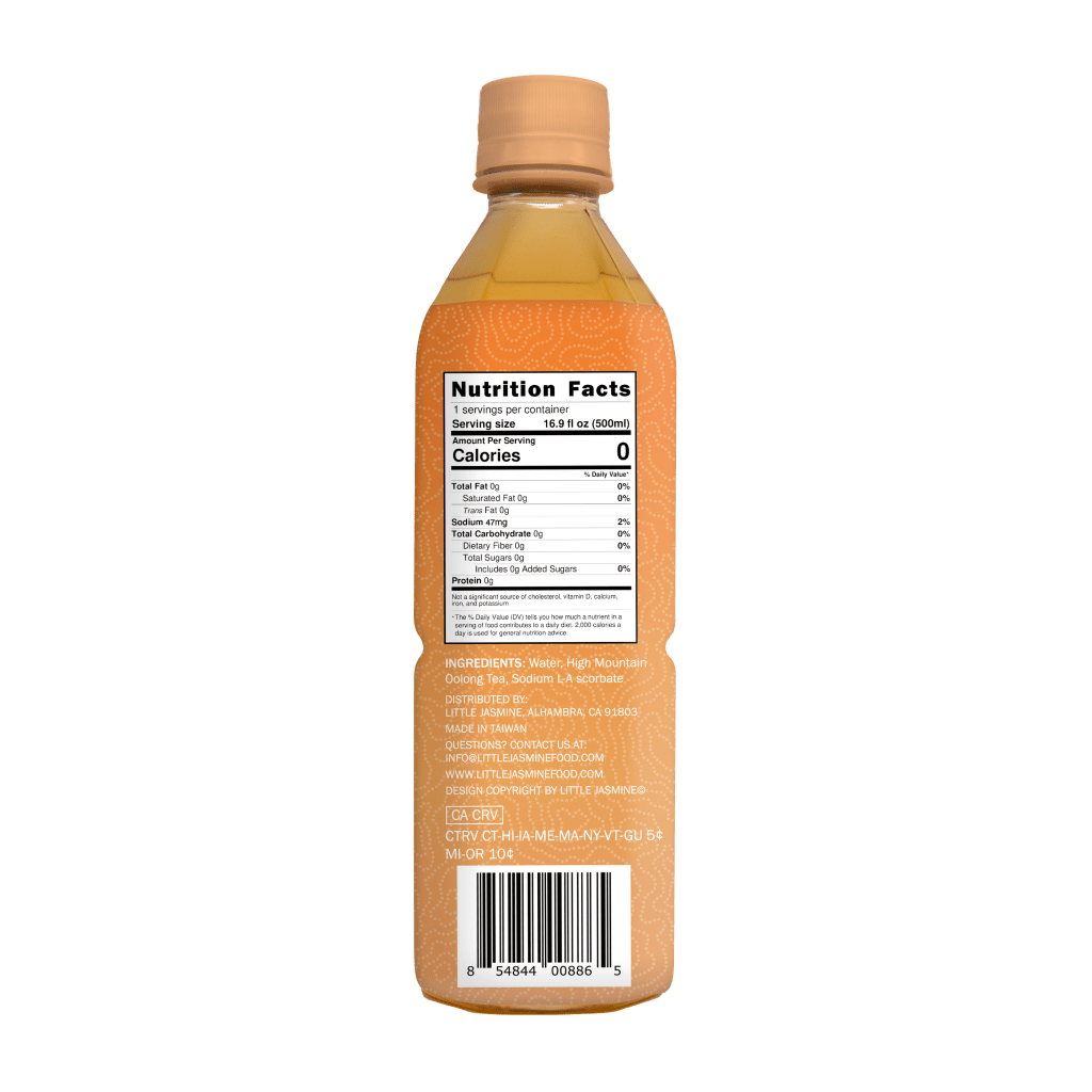 Little Jasmine Unsweetened High Mountain Oolong Tea - 500ml - ding-go