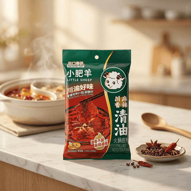 Little Sheep Chilli Red Hotpot Soup Base - 200g - ding-go