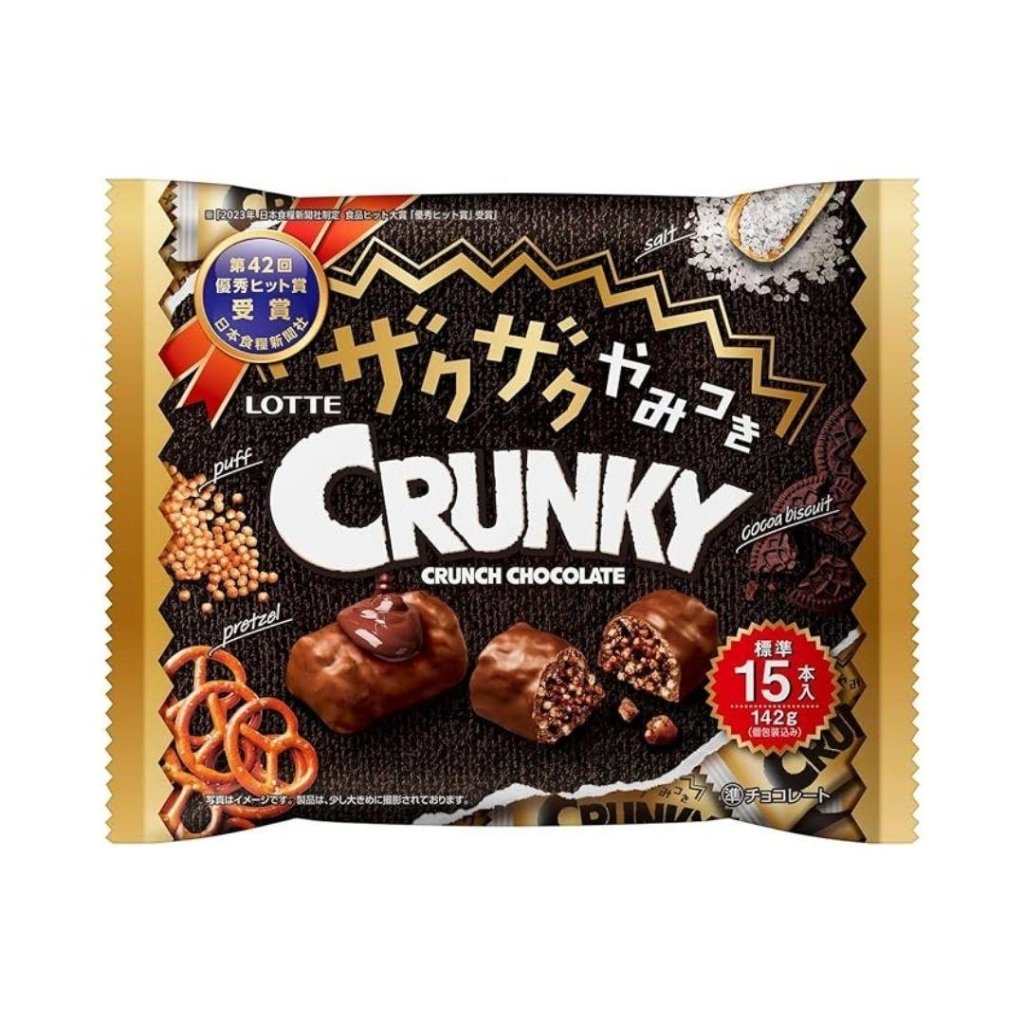 Lotte Crunchy Addictive Share Pack - 142g - ding - go