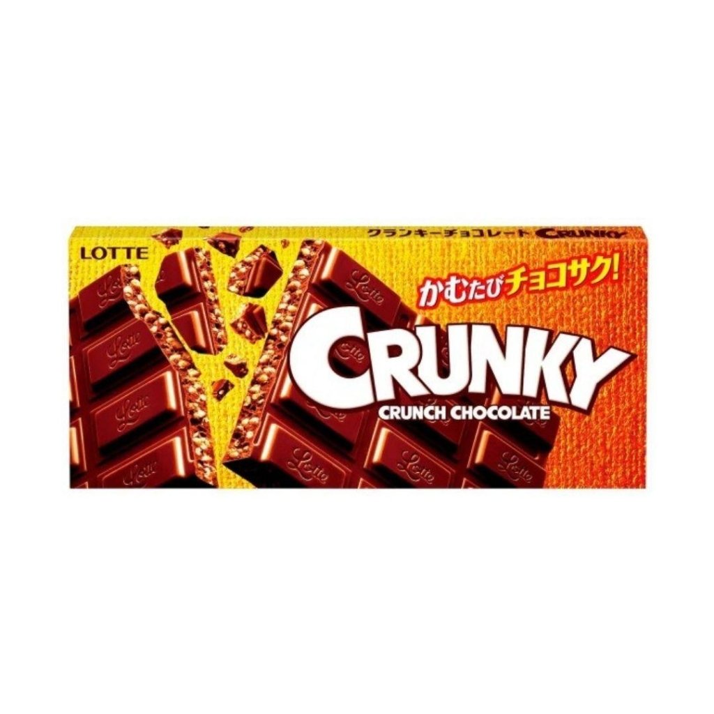 Lotte Crunky Chocolate Bar - 45g - ding - go