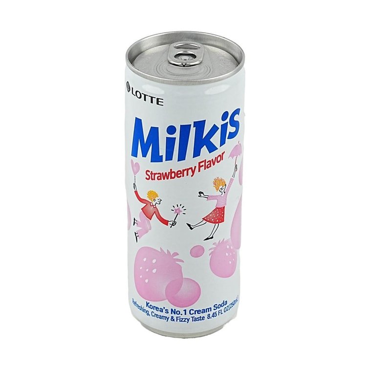 Lotte Milkis Strawberry Flavor - 250ml x 6 Pack - ding-go