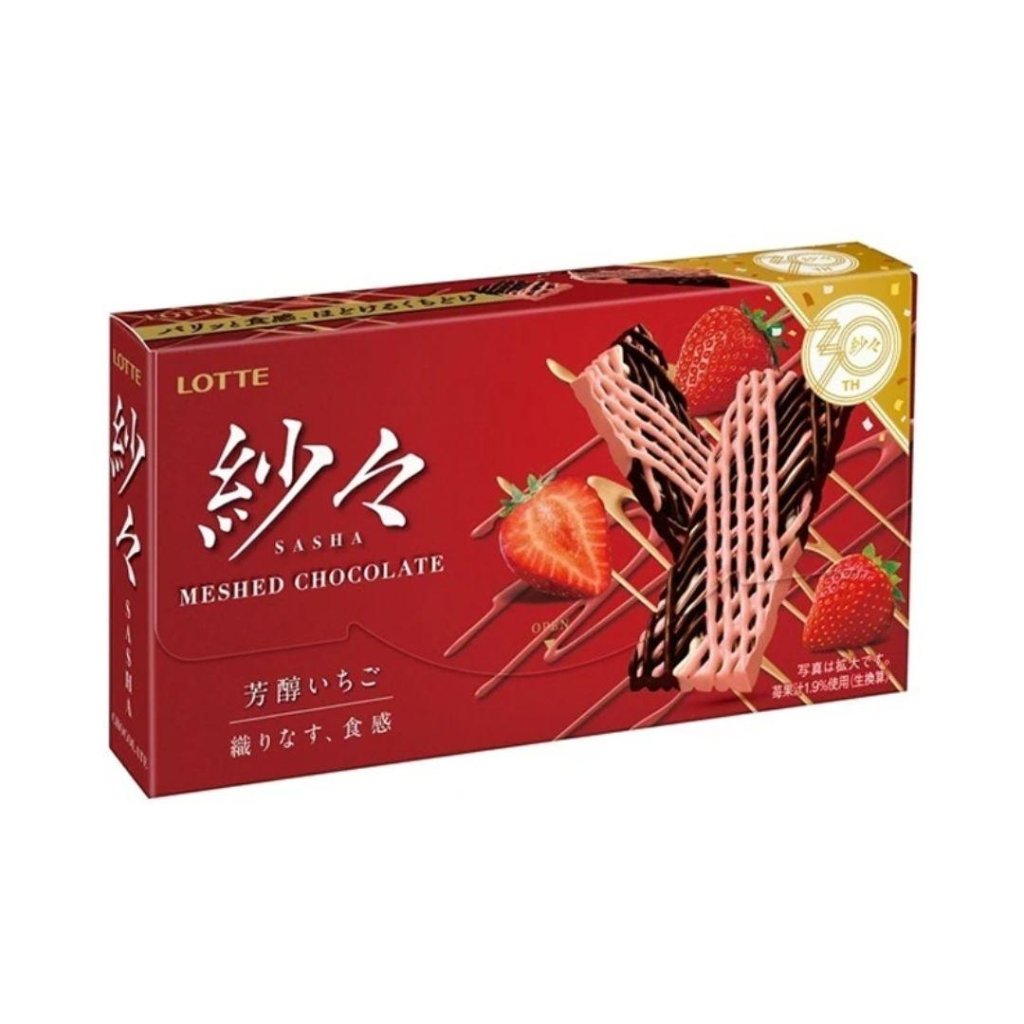 Lotte Sasha Rich Strawberry - 69g - ding-go