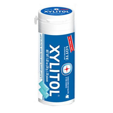 Lotte Xylitol Gum Fresh Mint - 29g - ding-go