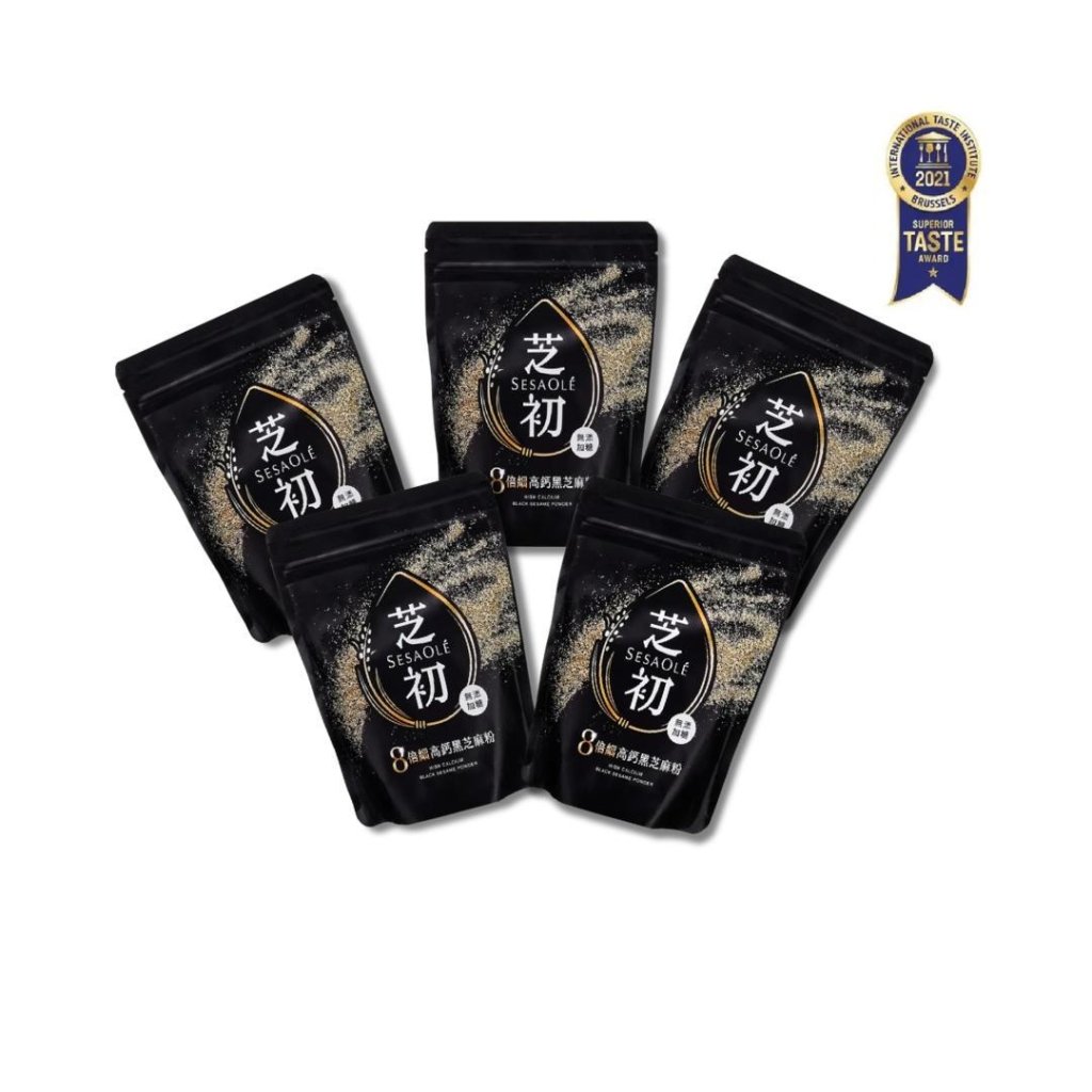 【Lunar New Year Sale】Sesaole High Calcium Black Sesame Powder - 200g x 5 - ding - go