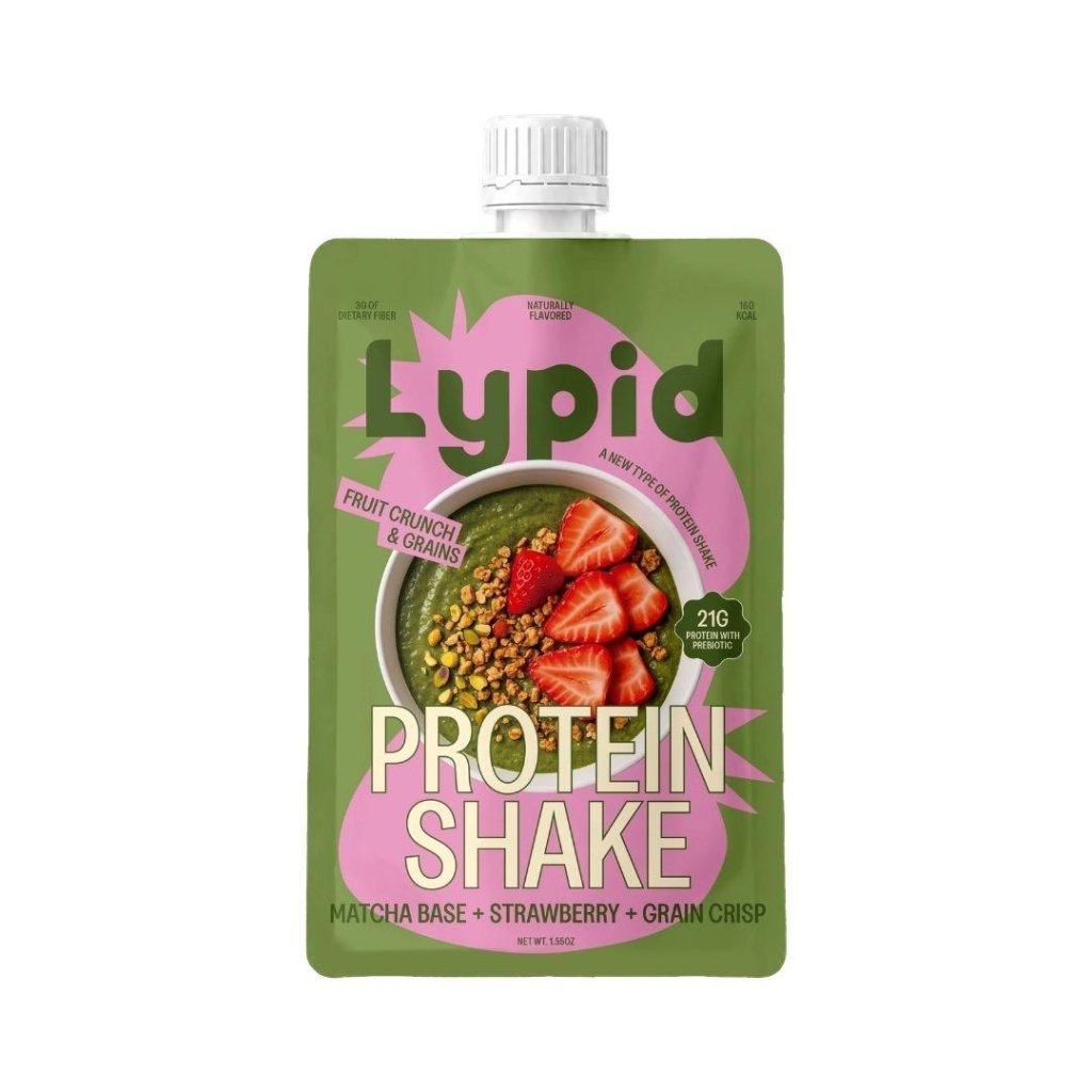 Lypid Matcha Strawberry Crunch Protein Shake - 44g - ding-go