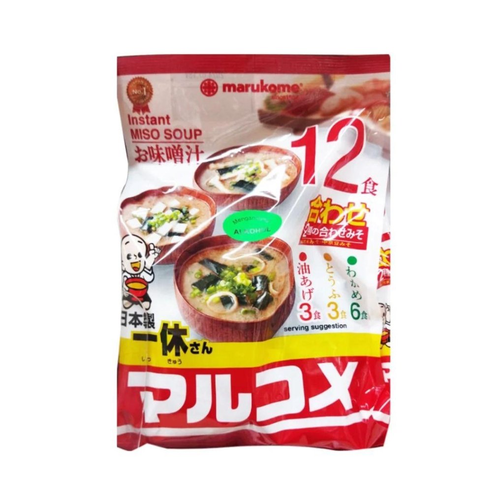 Marukome Instant Ikkyu Miso Soup - 216g - ding-go