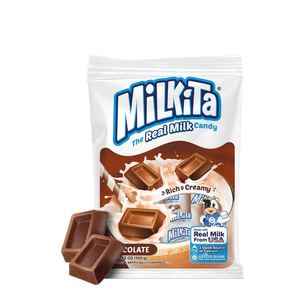 Milkita Real Milk Candy Chocolate Flavor - 100g - ding - go