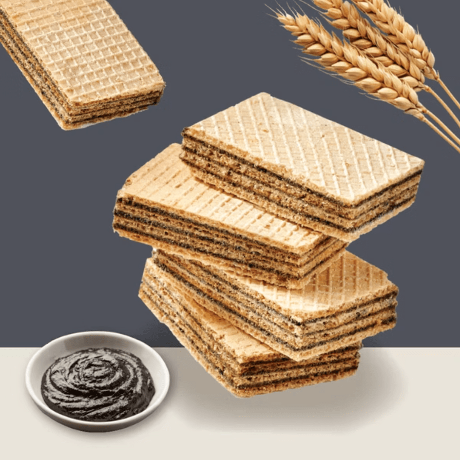 Minchip Black Sesame Wafer - 108g - ding-go