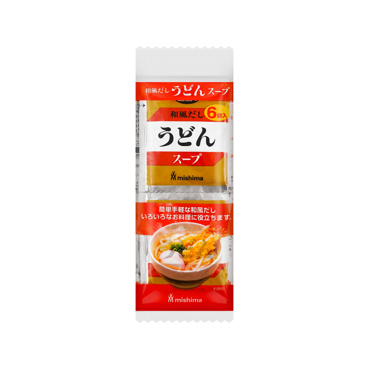 Mishima Udon Soup Base Powder - 8g x 6 Pack - ding - go