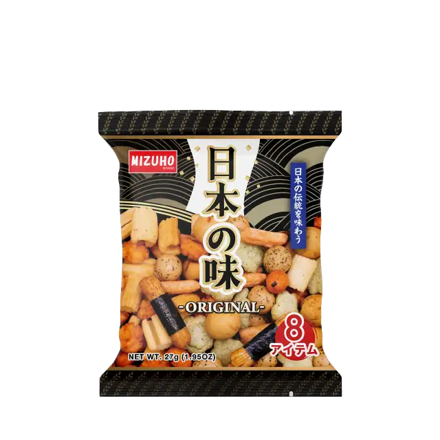 MIZUHO Mixed Rice Crackers - Original - 27g - ding-go