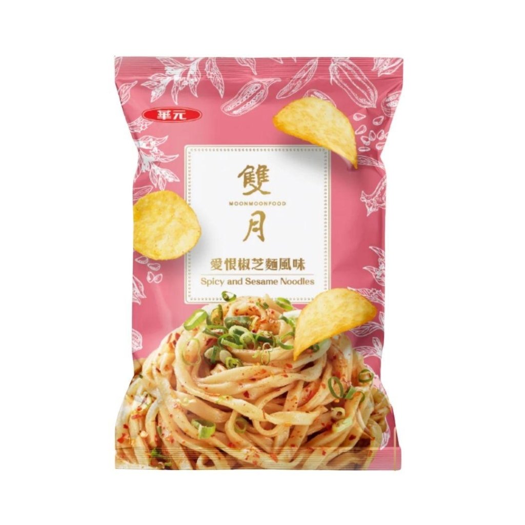 Moon Moon Food Chips Spicy & Sesame Noodles Flavor 52g
