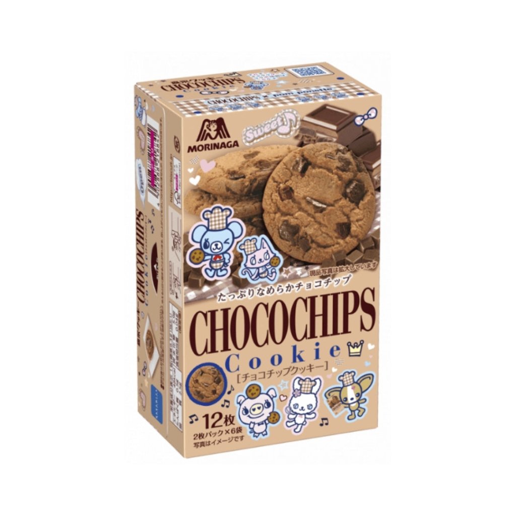 Morinaga Chocolate Chip Cookies - 111.6g - ding-go