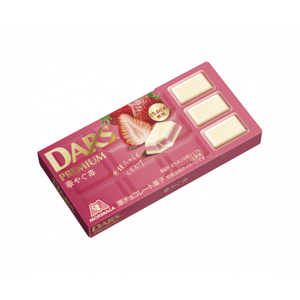 Morinaga & Co. DARS Premium Blooming Strawberry Flavor - 46g - ding-go