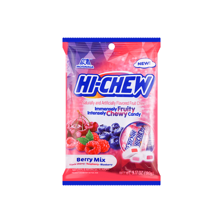 Morinaga Hi - Chew Berry Mix Chewy Candy Bag – 90g - ding - go