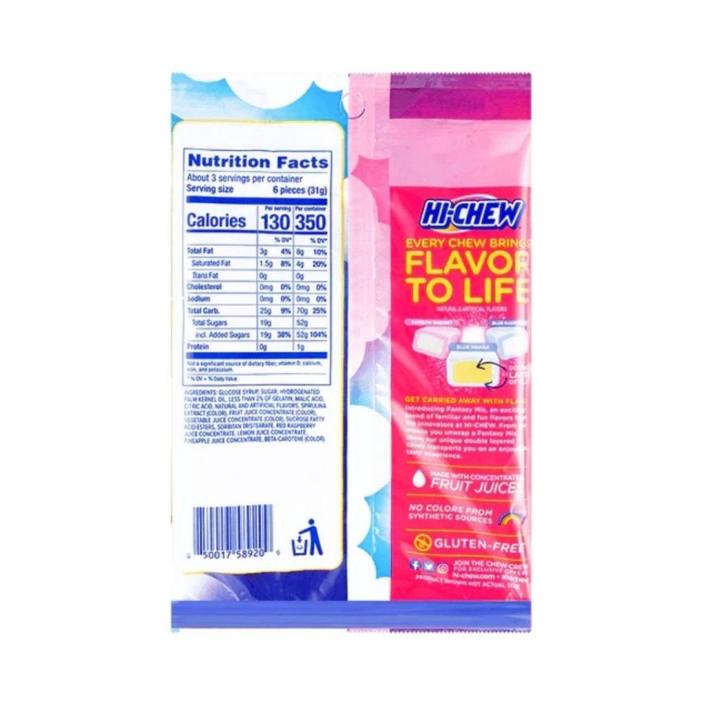 Morinaga Hi - Chew Fantasy Mix Chewy Candy Bag – 85g - ding - go