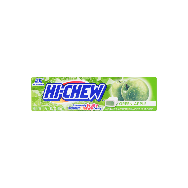 Morinaga HI - CHEW Green Apple Candy - 50g - ding - go