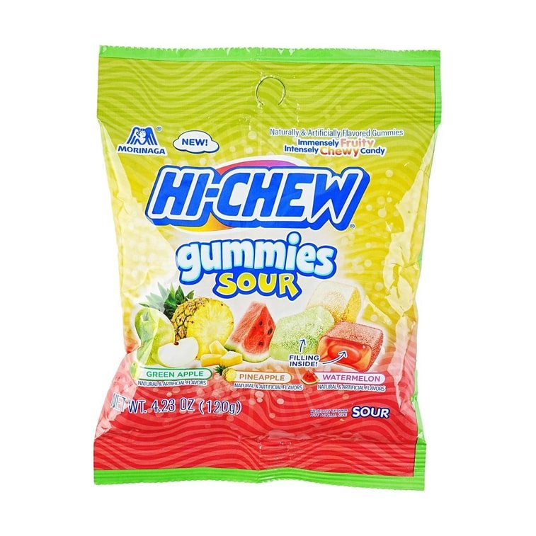 Morinaga Hi - Chew Gummies Sour Mix - 120g - ding - go