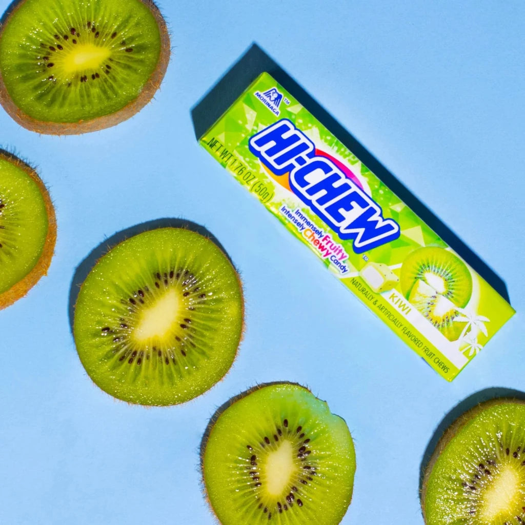 Morinaga Hi Chew Kiwi Candy 50g, additional package view 2
