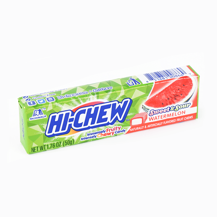 Morinaga Hi - Chew Watermelon Candy - 50g - ding - go