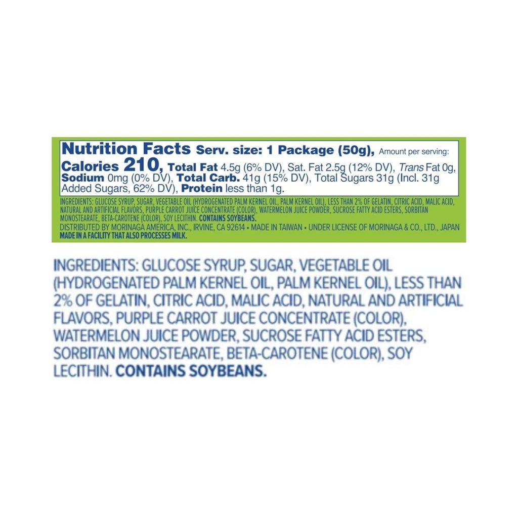 Morinaga Hi - Chew Watermelon Candy - 50g - ding - go