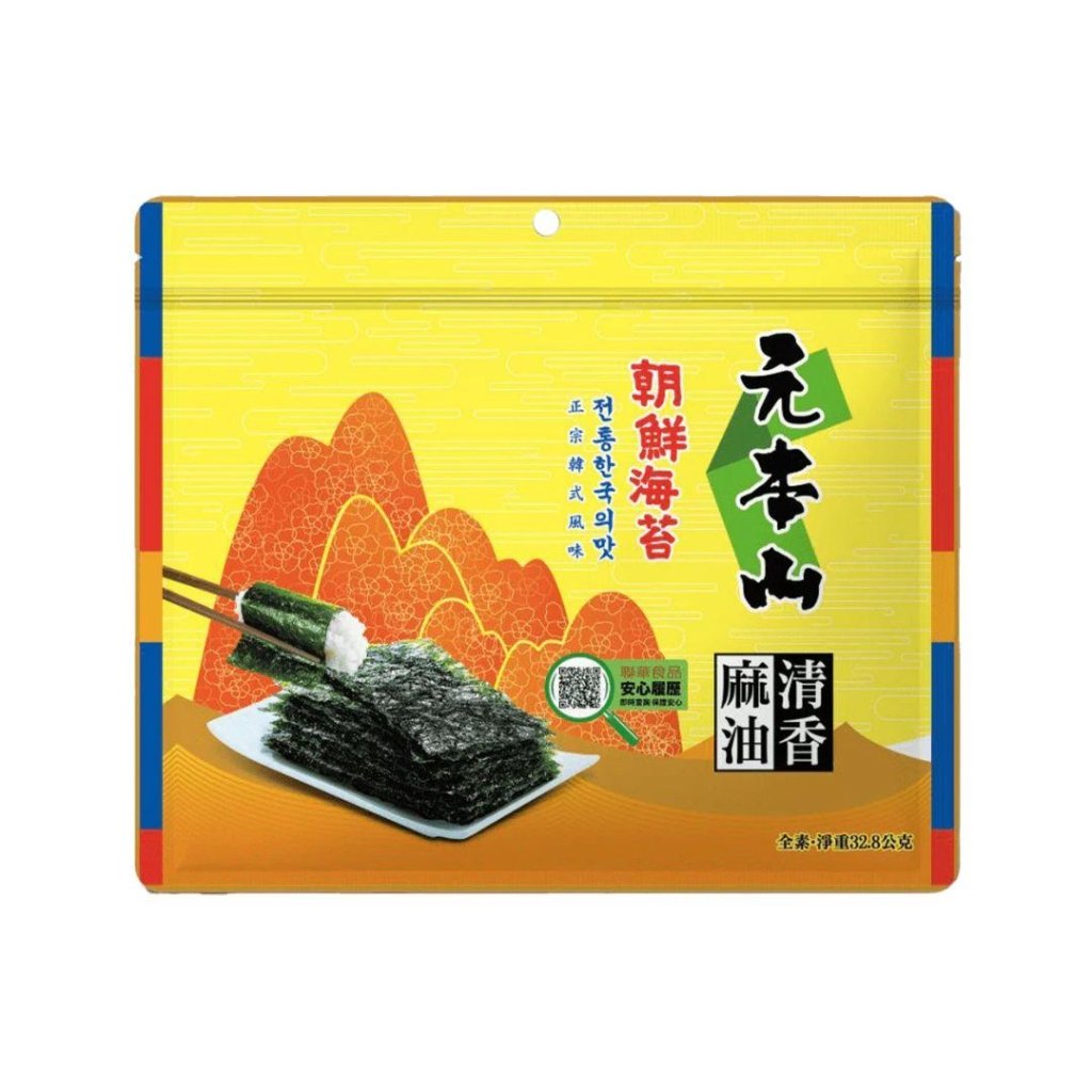 Motomotoyama Korean Seaweed with Sesame Oil Flavor - 32.8g - ding-go