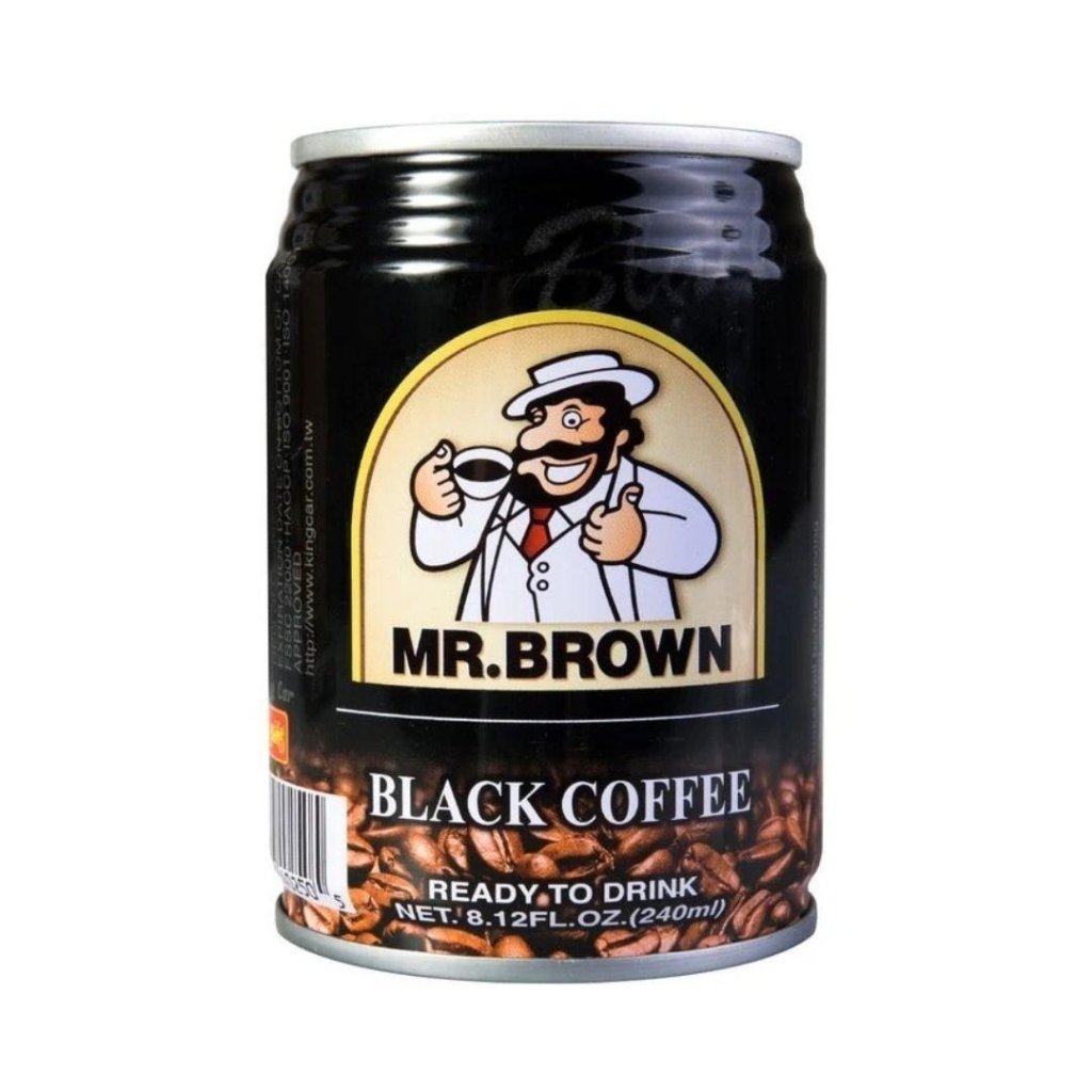 Mr. Brown Black Coffee - 240ml - ding - go