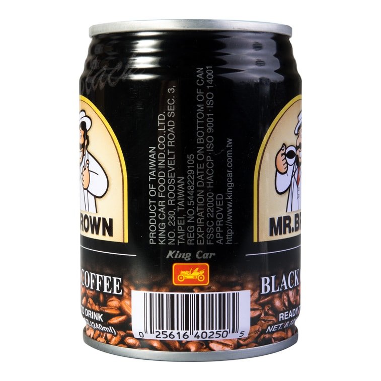 Mr. Brown Black Coffee - 240ml - ding - go