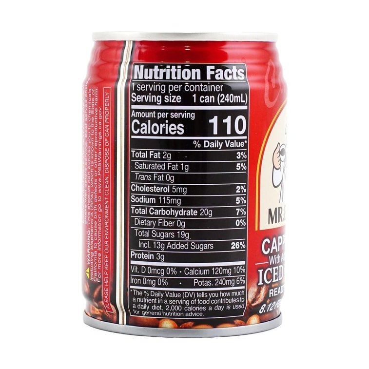 Mr. Brown Cappuccino Coffee - 240ml - ding - go