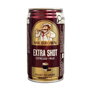 Mr. Brown Extra Shot Espresso & Milk Coffee - 330ml - ding-go